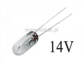 Żarówka 14V; 50mA miniaturowa biała