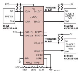 Dual IC/SMBus Address Translator