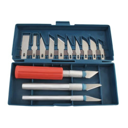 Zestaw nożyków i skalpeli 13el modelarskich skalpel