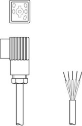 Leuze Electronic 50013192 Kabel połączeniowy 1 szt.