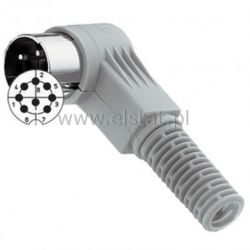 DIN 8 pin WT kątowy, DIN MAWI 80 SNB Hirschmann