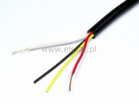 Przewód 4x0.15mm2 Cu ( bez ekranu ) 10m