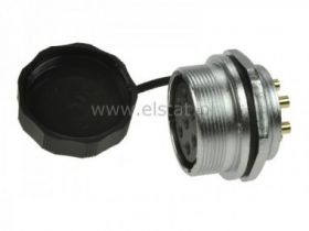 Gniazdo przemysłowe żeńskie, 7pinów, na panel WF28