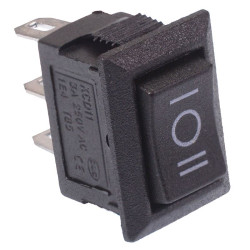 Miniature On-Off-On Rectangle Rocker Switch SPDT