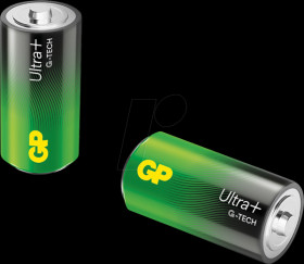 GPPCA14UP026 Ultra Plus, alkaline battery, C (Baby), pack of 2
