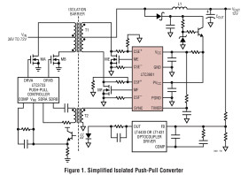 Secondary Side Synchronous Driver for Push-Pull and Full-Bridge Converters