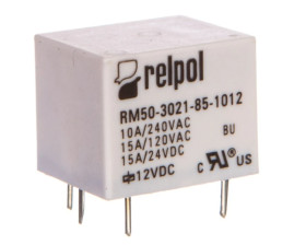 Przekaźnik miniaturowy 1Z 12A 12V DC PCB RM50-3021-85-1012 2611663