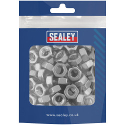Sealey SS8 Stainless Steel Full Nut M8 x 1.25 pitch, DIN 934 - Pack of 100