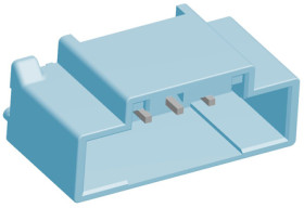 Listwa stykowa PCB 6-pinowe Grace Inertia raster: 2.5 mm Prosty 1-rzędowe TE Connectivity Otwór przelotowy 50 V W