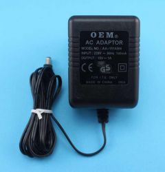 AC 15V/1,0A WT.5,5/2,2 ZASIL.IMP.TRAFO