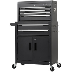Draper 30680 Combined Roller Cabinet and Tool Chest, 6 Drawer, 24&quot;