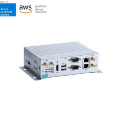 MOXA Komputer przemysłowy Seria Intel Atom E3800 1.46 GHz Aluminium, IP30 4Gb DDR3 18 W 1 Ubuntu 20.04, Linux Debian 11,