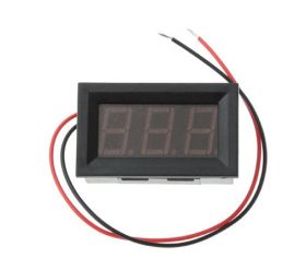 Voltomierz panelowy LED czerwony 3.2-30V