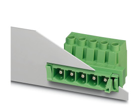 Złącze PCB 2 -pinowe raster 10.16mm Montaż przewlekany Męski Phoenix Contact