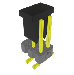 Listwa stykowa PCB 6-pinowe TSM raster: 2.54 mm 6° 2-rzędowe Samtec Powierzchnia475 V Bez osłony