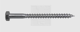 Wkręt do drewna SWG 19264010 DIN 571 6 mm 40 mm 200 szt.