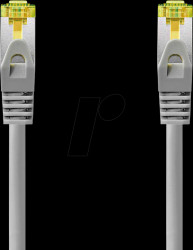 CCBW85420GY20 2 m patch cable - Cat.7 raw cable grey