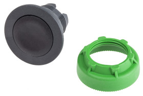 Przycisk, Ø 37mm, IP66, IP67, IP69K, kolor: Czarny, Schneider Electric, Harmony