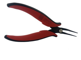 Szczypce płaskie długie Szczypce z długimi końcówkami RS PRO długość szczęk: 16mm długość całkowita: 152 mm Stal węglowa