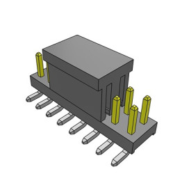 Wtyk PCB 16-pinowe raster: 2mm 2-rzędowe Samtec Montaż powierzchniowy
