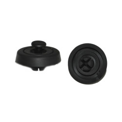 Podstawka antywibracyjna średnica 25mm wysokość całkowita 10mm Nóżka gumowa wysokość stopki 5mm