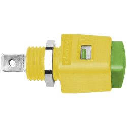 Sch&#xFC;tzinger ESD 498/GNGE Spring-loaded Terminal Green-yellow 16A 1pc