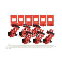 Blokada LOTO TagLock na wyłącznik zaciskowy, 120/277 V (6 szt.), 148698