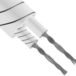 Przewód termoparowy J, -60 → +350 C., dł. 25m, izolacja: Włókno szklane, 1-żyłowy, RS PRO