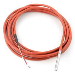 Sonda wodoodporna z czujnikiem temperatury DS18B20 - 5m - brązowy - silikon