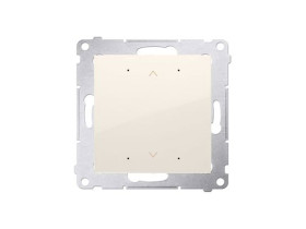 SIMON 54 Lokalny sterownik roletowy z automatyczną kalibracją i programowalną pozycją ulubioną kremowy DEZ1L.01/41 KONTAKT SIMON