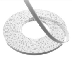 MXL GT2 6mm Timing Belt, Reinforced, White