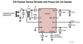 Ultra-Low Voltage Energy Harvester and Primary Battery Life Extender