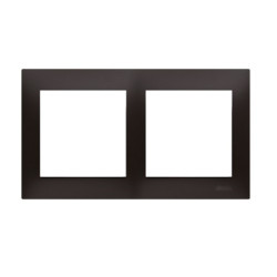 SIMON54 antracyt DR2/48 Ramka 2-krotna