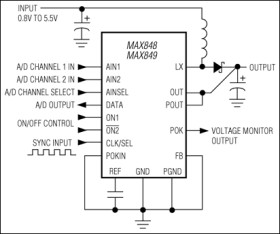 1-Cell-to-3-Cell, High-Power, Low-Noise, Step-Up DC-DC Converters