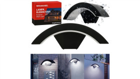 Lampa Kinkiet Led Elewacyjny Nad Drzwi Moon 18W Zimna Barwa Cx-31 Megakabel