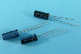 22uF/25V 100SZT 5x11 105° LEA ELKO