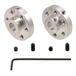 Pololu Universal Aluminium Mounting Hub for 6mm Shafts - #4-40 Holes (2-Pack)