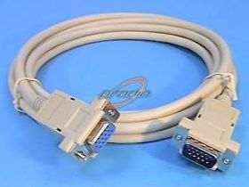 KOMPUTEROWY KABEL DB15HD GNIAZDO-WTYK 1.5m