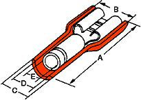 Molex 190020002 Złącze żeńskie płaskie 1 szt.