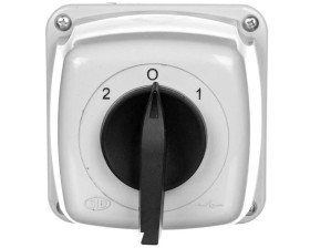 Łącznik krzywkowy 2-0-1 3P 40A IP44 w obudowie Łuk 40-73 sieć-agregat 924073