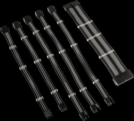 COREADEPT-EK-BGR Kolink Core Adept cable set, black/grey