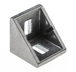 Część łącząca Kątownik Rozmiar rowka 6mm RS PRO Uchwyt złącza i łączenie