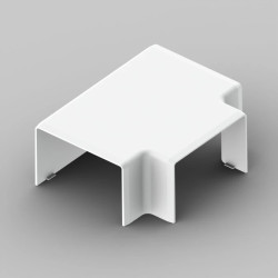 Pokrywa odgałęźna dla kanałów LH 60X40 biała 8654R_HB