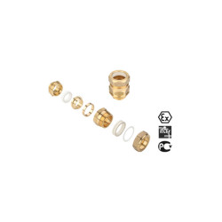 Weidm&#x171;ller 1136550000 Cable Gland Straight M50 Durable Cable Entry