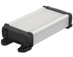 BOPLA ELPH 620-0100 DW (83846100.S7) - profil aluminiowy półotwarty z pokrywą do montażu naścienengo (57,5 x 22 x 100 mm)