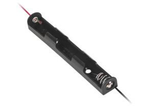 Koszyk na baterie 2xAAA podłużny