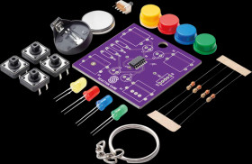 333139 Soldering kit: Reaction game, Attiny404