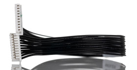 Kabel przewód-płytka, PicoBlade, 125 V, 1 A, raster: 1.25mm, 150mm, Zasilanie, Cyna, Czarny