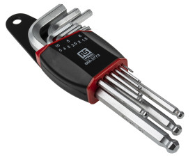 Zestaw kluczy imbusowych Jednostki metryczne RS PRO L 9 szt.