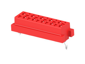 Złącze PCB 10 -pinowe raster 1.27mm 2 -rzędowe Montaż na płytce Żeński TE Connectivity